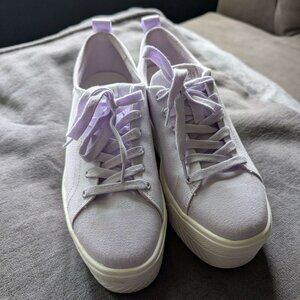 Keds Skyler Lavender Platform Sneakers - Women's Size 8.5